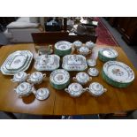 A quantity of Copeland Spode Chinese Rose dinnerware