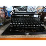A cased imperial 'The Good Companion Model T' typewriter