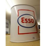 Oval Esso petrol can