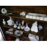 A quantity of good quality ceramics including boxed Coalport ladies, Wedgwood, Royal Albert etc