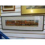 Frank Salisbury; a pencil signed coloured print of the Coronation Procession, May 1937