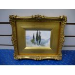 John MacWhirter, two 19th century watercolours, one of Lake Como, signed, the largest 20 x 15 cms