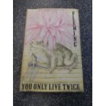 Hardback edition 'You Only Live Twice' by Ian Fleming, first published 1964 by Jonathan Cape ltd, 30