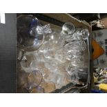 Box of glassware