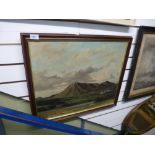 Edgar Thomas Holding; An oil of North Wales mountain landscape signed 60.5 X 50cm