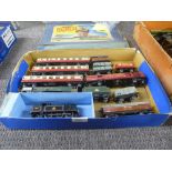 A Hornby Dublo vintage train set, 3 rail, BR 0-6-2 tank 'Duchess of Montrose', rolling stock and