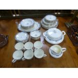 A quantity of Royal Doulton 'Albany' tableware, some seconds