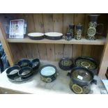 A small quantity of Denby Arabesque dinnerware