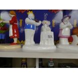 A Coalport The Snowman figural group 'At the Party' 766/2000