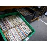 Four cartons of 1960's / 70's Rock and Pop 7 inch singles