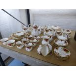 A quantity of Royal Albert 'Old Country Roses' teaware