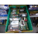 A tray of Eddie Stobart die cast vehicles of various scales - boxed