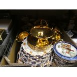 Three boxes of mixed ceramics to include Royal Winton, Arthur Wood, Wedgwood Jasper ware, etc