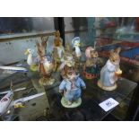 Quantity of Beswick Royal Albert Beatrix Potter figurines, including - Tom Kitten, Rebecca's