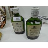 Gordon's gin, 1950's half bottle with spring cap, 37.5cl and Gordon's gin an old half bottle with