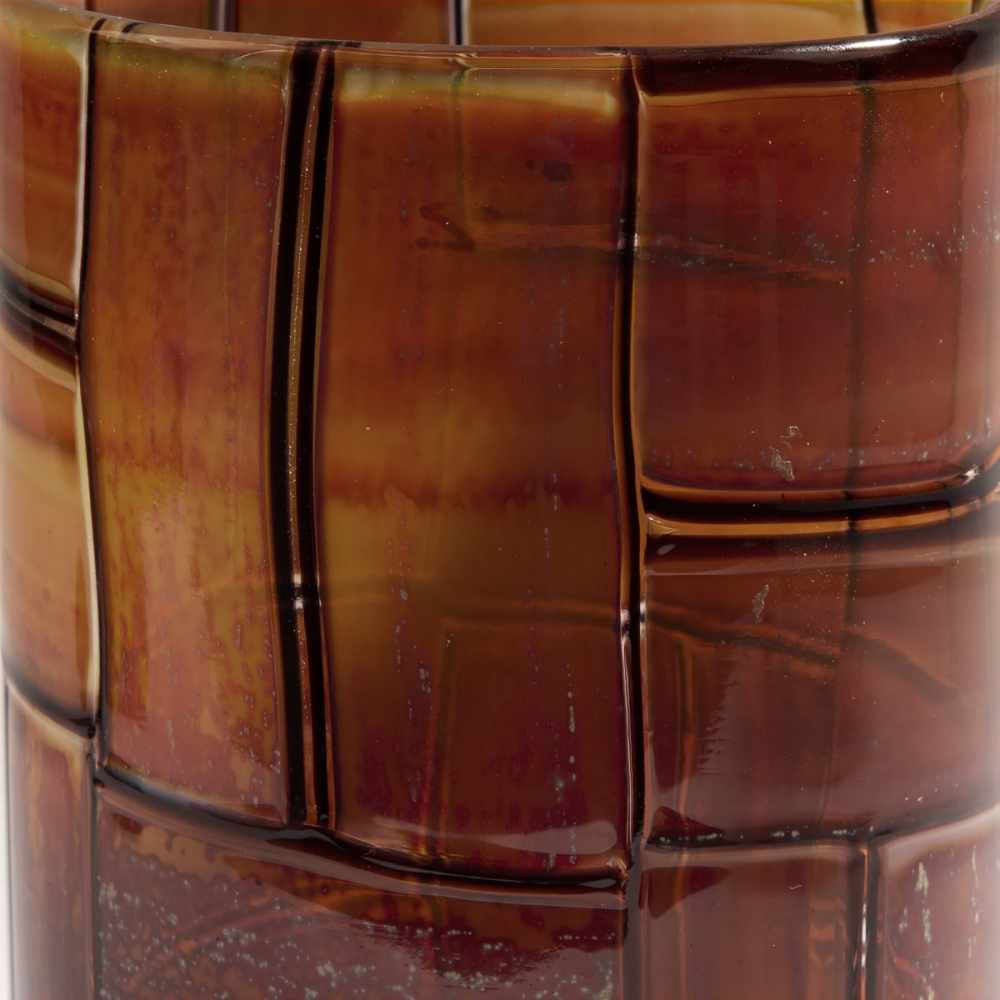 Ercole Barovier Vase 'Tessere ambra', 1957 Zylindrisch. H. 18,2 cm. Ausführung: Barovier & Toso. - Image 4 of 4