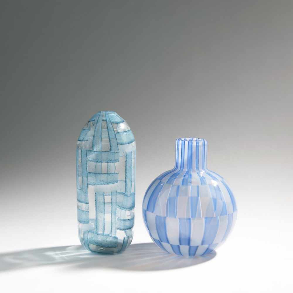 Ercole BarovierVase 'Pezzati', 1956Kugelform mit Zylinderhals. H. 21,5 cm. Ausführung: Barovier & - Image 5 of 5