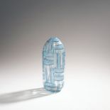 Ercole BarovierVase 'Alterno blu', 1958Zylindrische Wandung zur engen Mündung leicht gewölbt