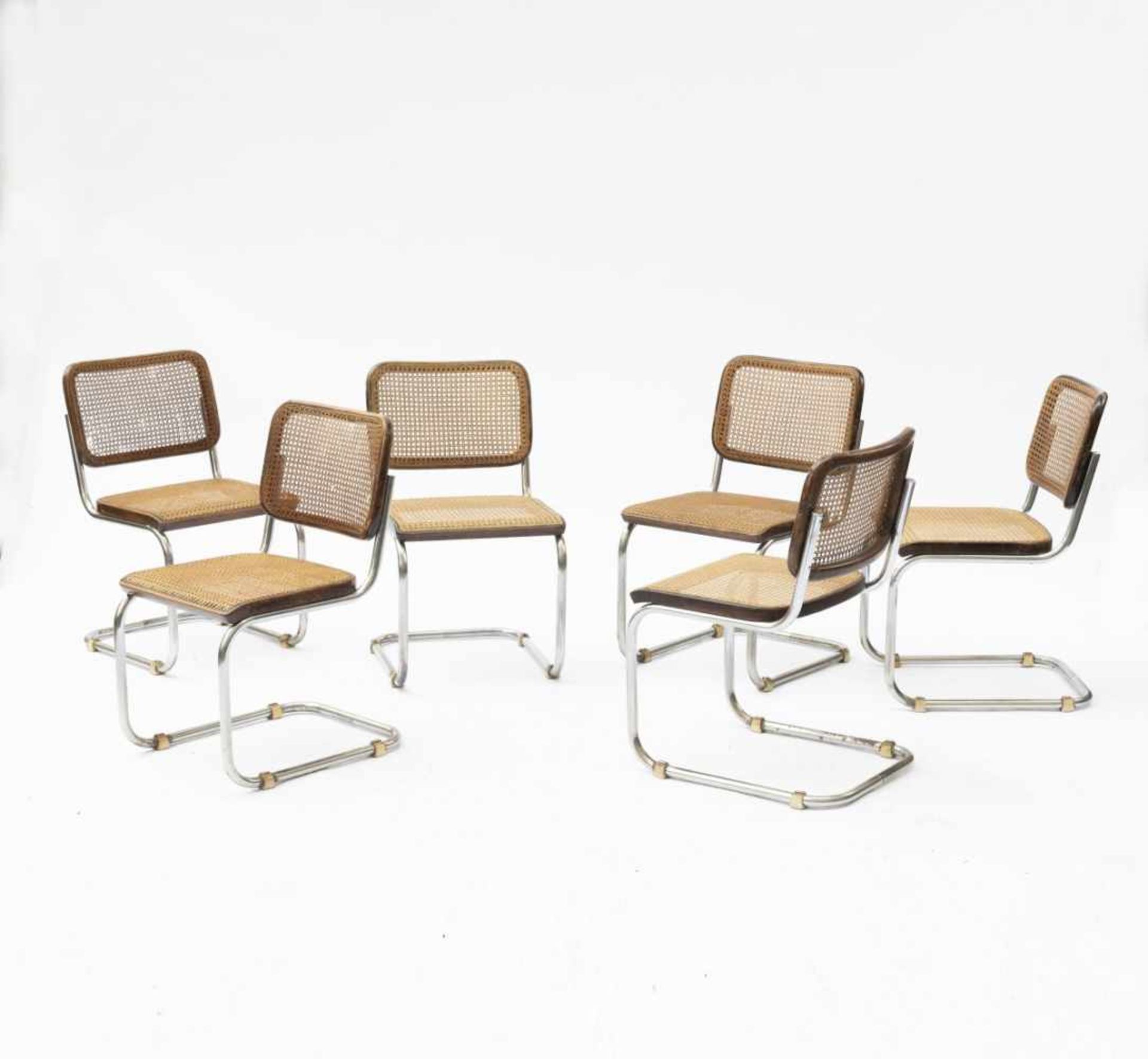 Marcel Breuer, Sechs Stühle 'B 32 - Cesca', 1928Sechs Stühle 'B 32 - Cesca', 1928H. 81 x 47 x 61 - Bild 3 aus 9