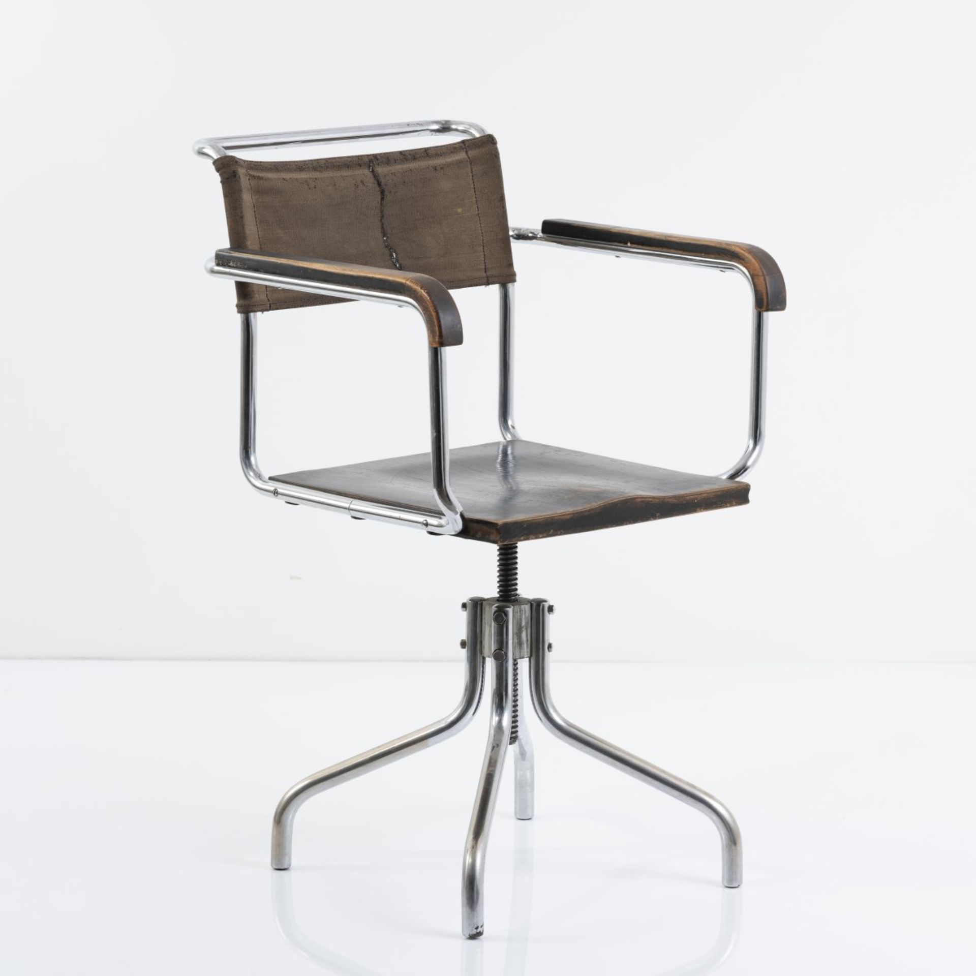 Marcel Breuer , Arbeitsstuhl 'B 7A', um 1930Arbeitsstuhl 'B 7A', um 1930H. 78-96 x 54 x 55,5 cm. - Bild 7 aus 14