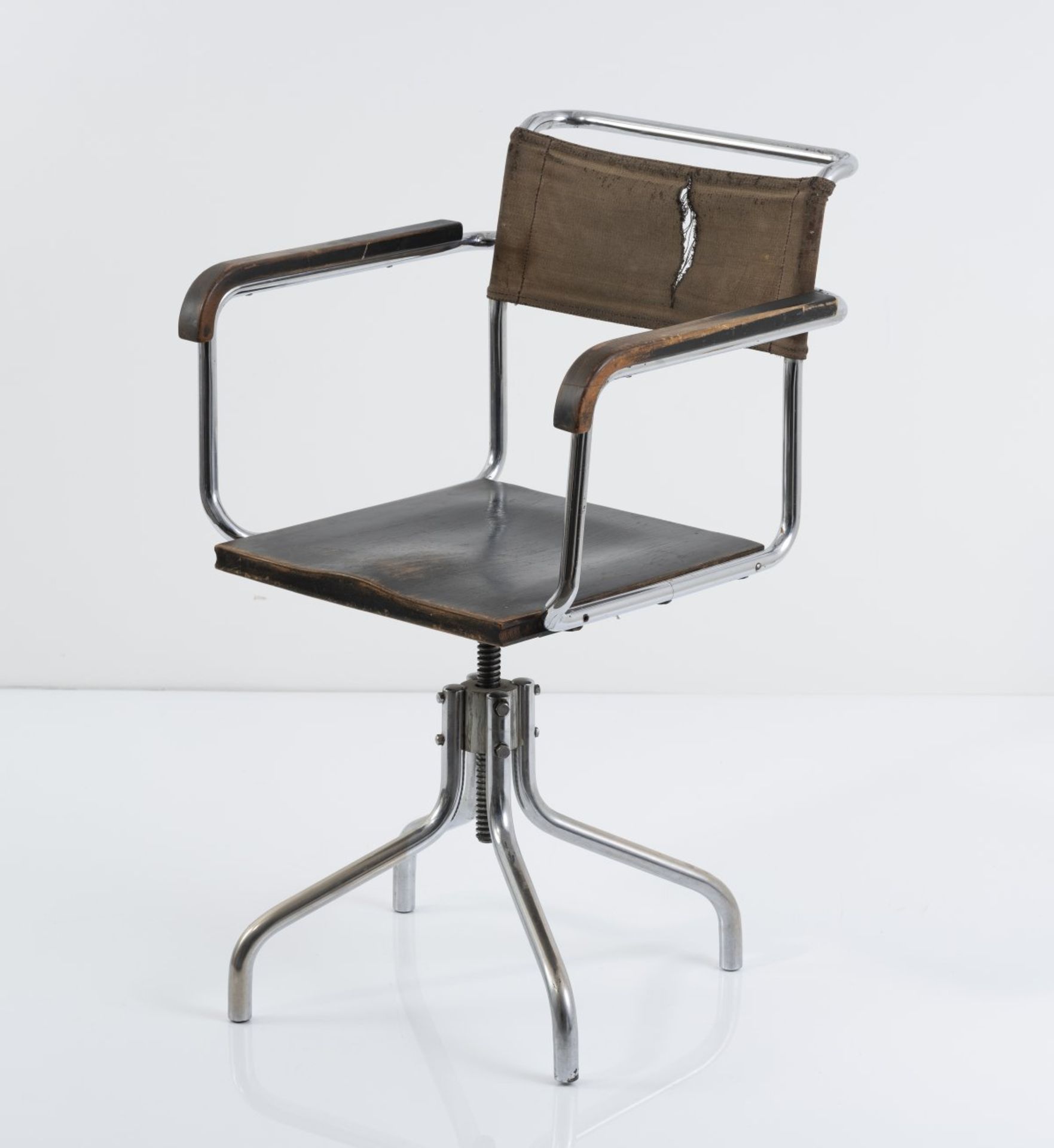 Marcel Breuer , Arbeitsstuhl 'B 7A', um 1930Arbeitsstuhl 'B 7A', um 1930H. 78-96 x 54 x 55,5 cm. - Bild 14 aus 14