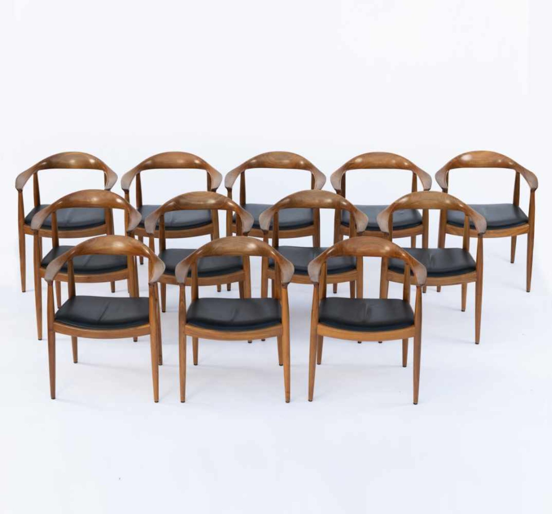 Hans J. Wegner, Zwölf Armlehnstühle 'The Chair' - 'PP 503', 1949Zwölf Armlehnstühle 'The Chair' - '