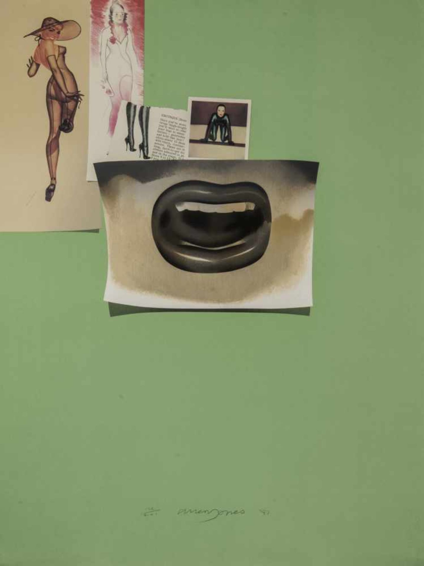 Allen Jones (Southhampton 1937 - lebt in London), 'Exotique',1983'Exotique',1983Farbige Lithographie - Bild 8 aus 8