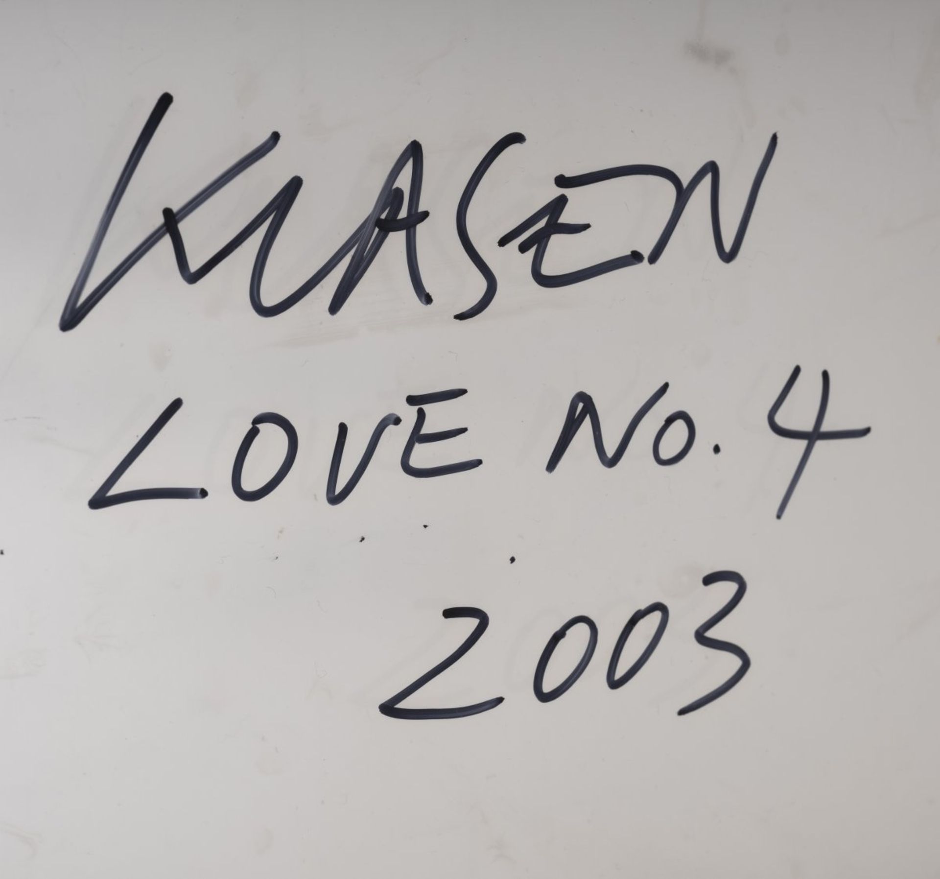 Peter Klasen (Lübeck 1935 - lebt in Châteauneuf-Grasse), 'Love No. 4', 2003'Love No. 4', - Bild 7 aus 8