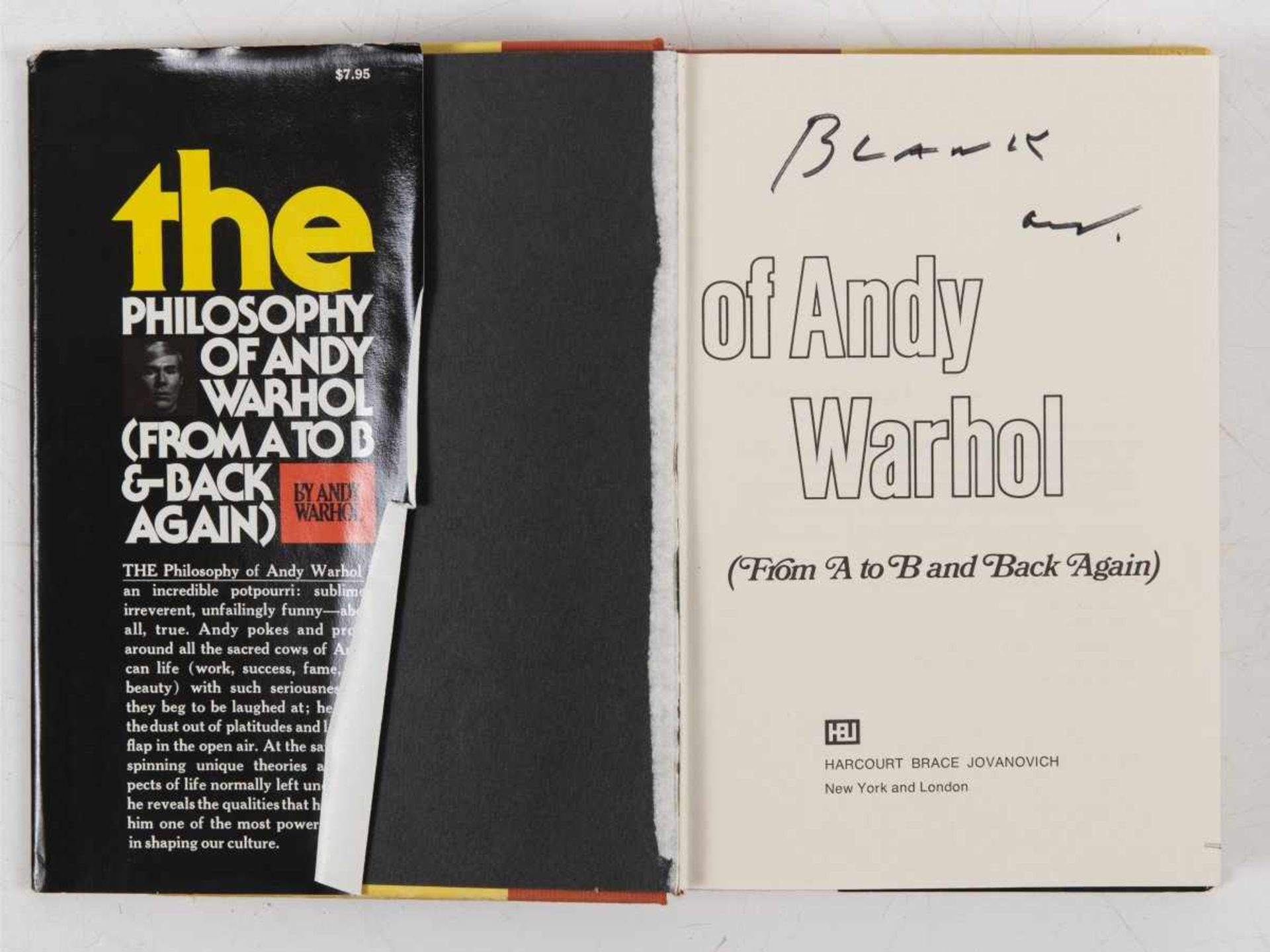 Andy Warhol (Pittsburgh 1928 - 1987 New York), 'The Philosophie of Andy Warhol', 1975'The - Bild 4 aus 4