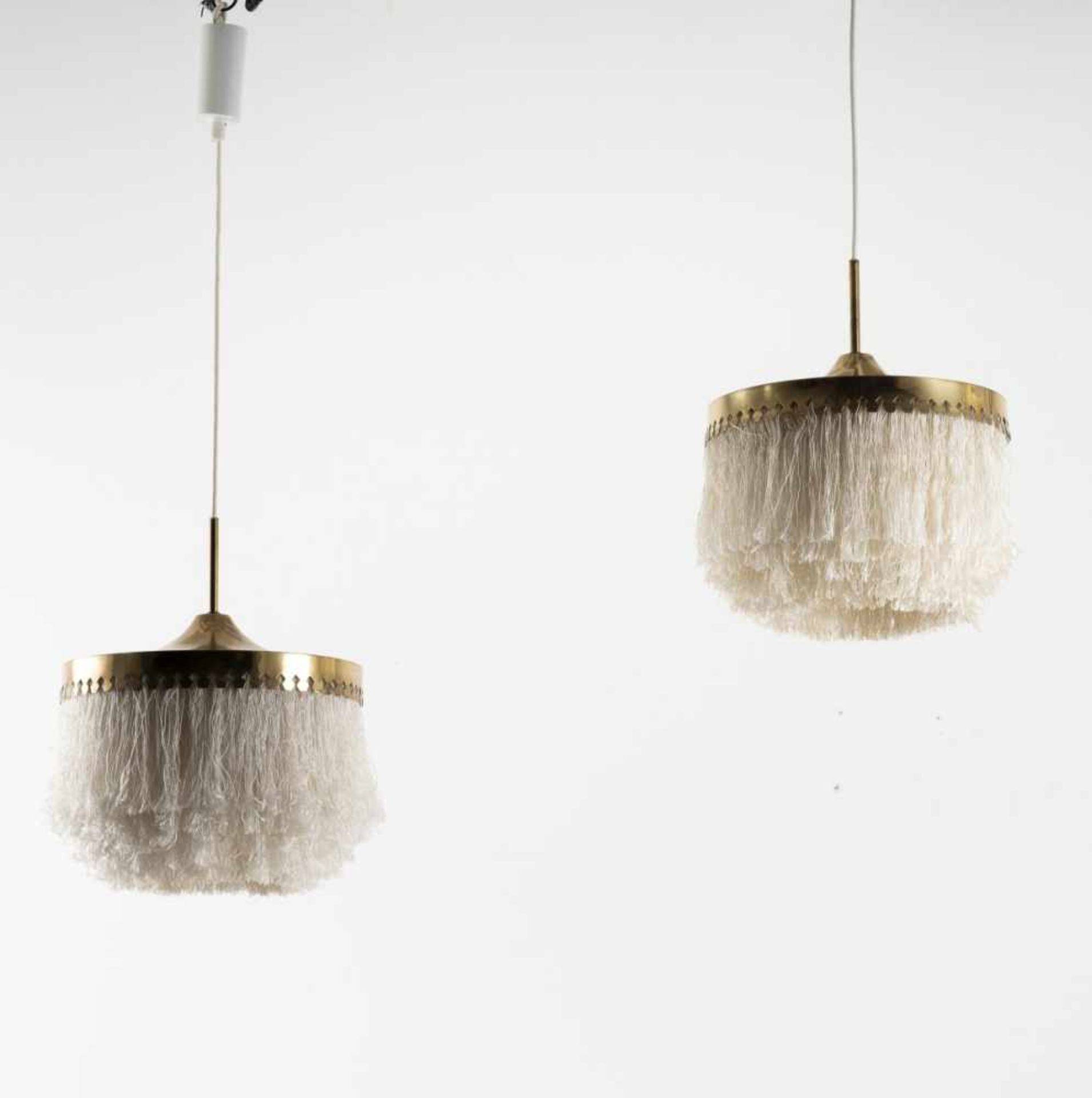 Hans-Agne Jakobsson, Two ceiling lights, c. 1960Two ceiling lights, c. 1960H. 80 cm, D. 28 cm.