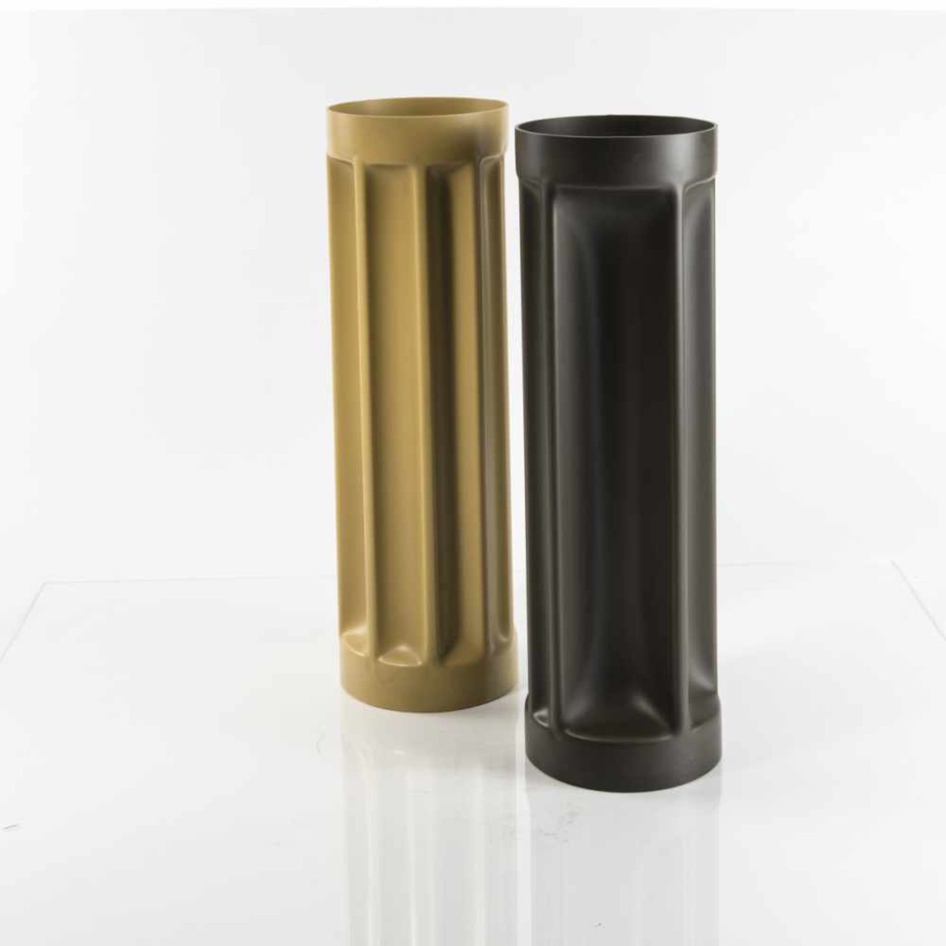 Enzo Mari, Two 'Bambu' vases, 1969Enzo Mari, Two 'Bambu' vases, 1969, H. 40 cm, D. 12.5 cm. Model