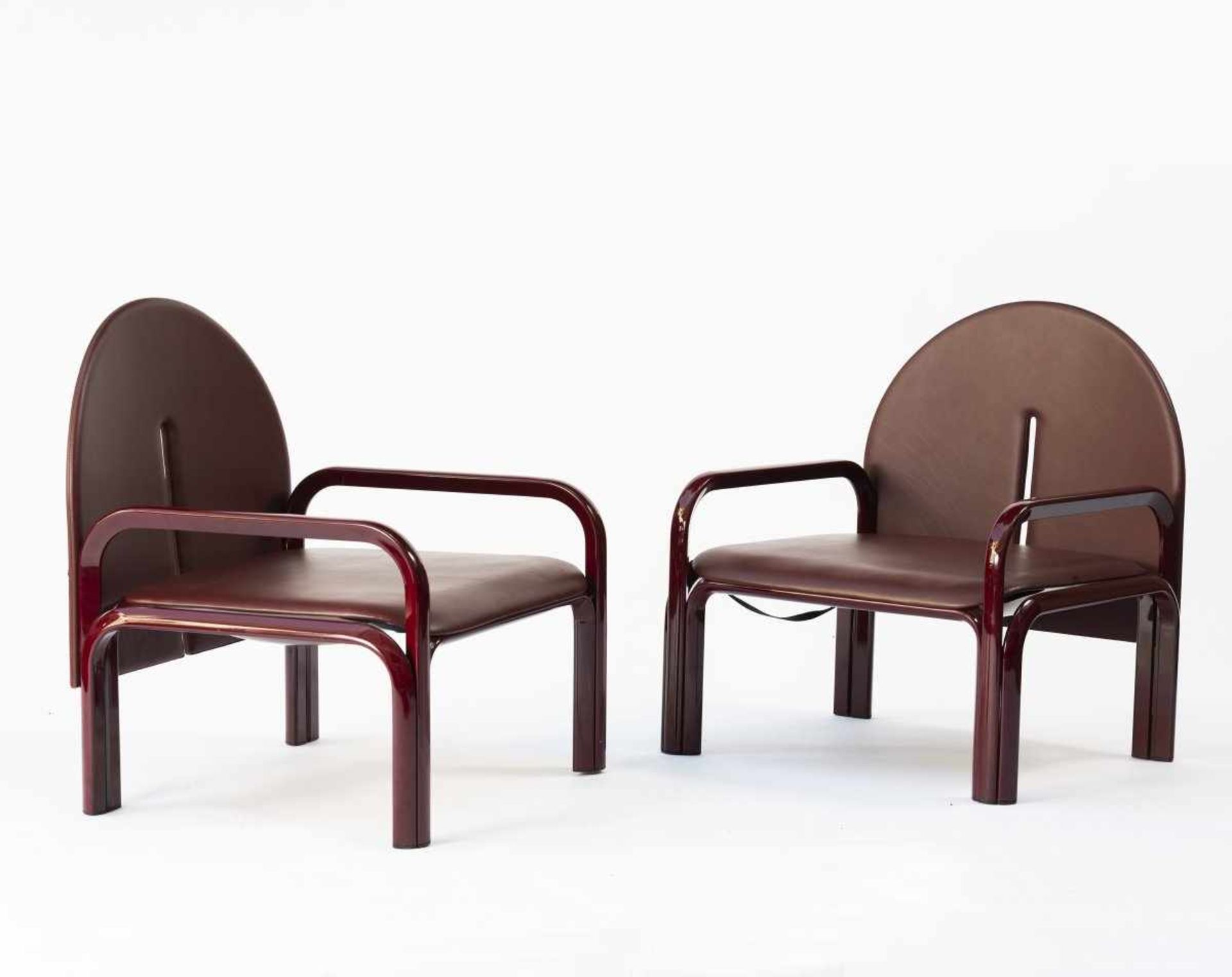 Gae Aulenti, Two '54 L' armchairs, 1976Two '54 L' armchairs, 1976H. 77 x 69.5 x 62 cm. Made by Knoll