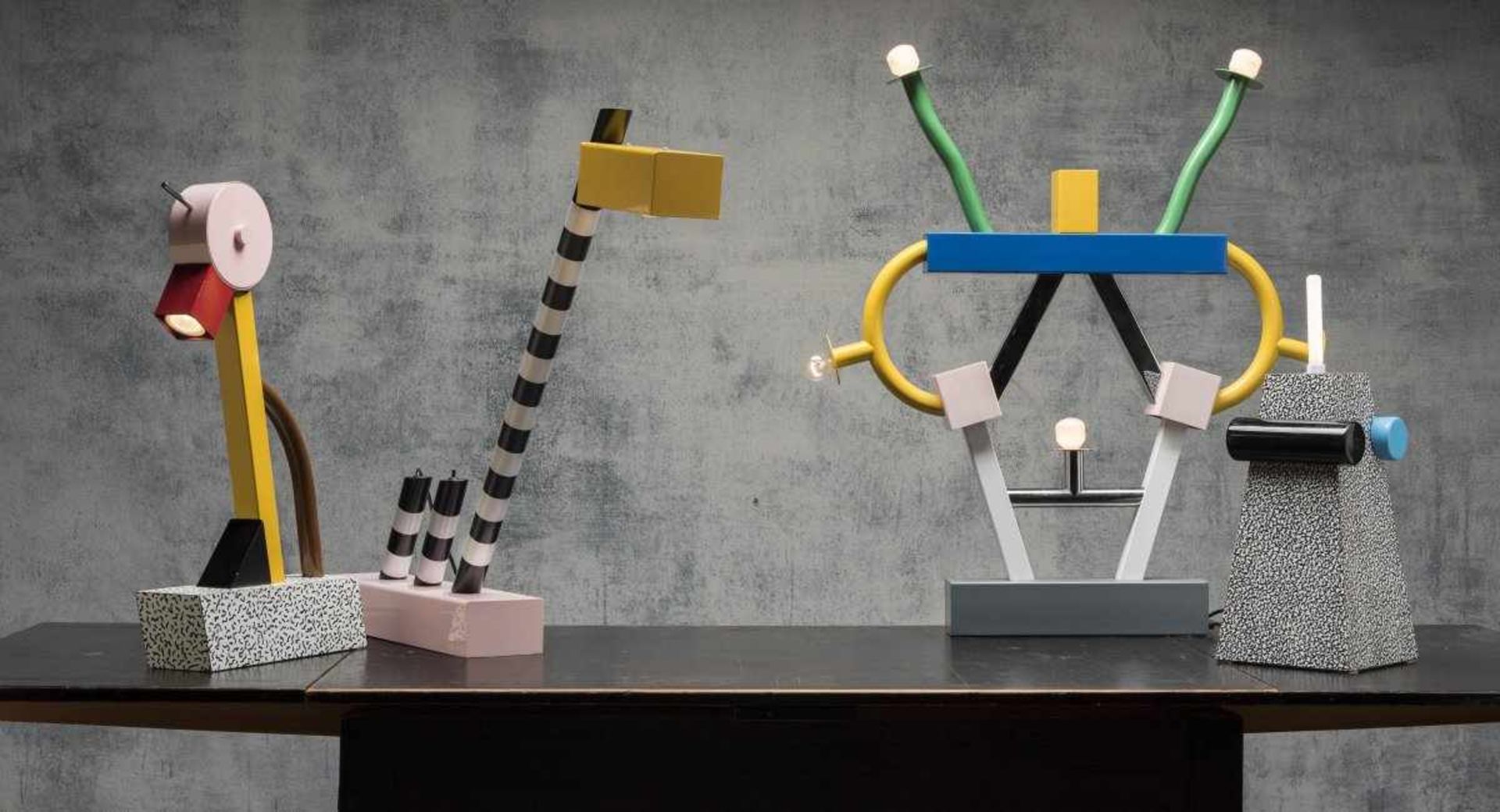 Thomas Bley, 'Astor' table light, 1982'Astor' table light, 1982H. 52 cm. Made by Memphis, Milan. - Bild 7 aus 7