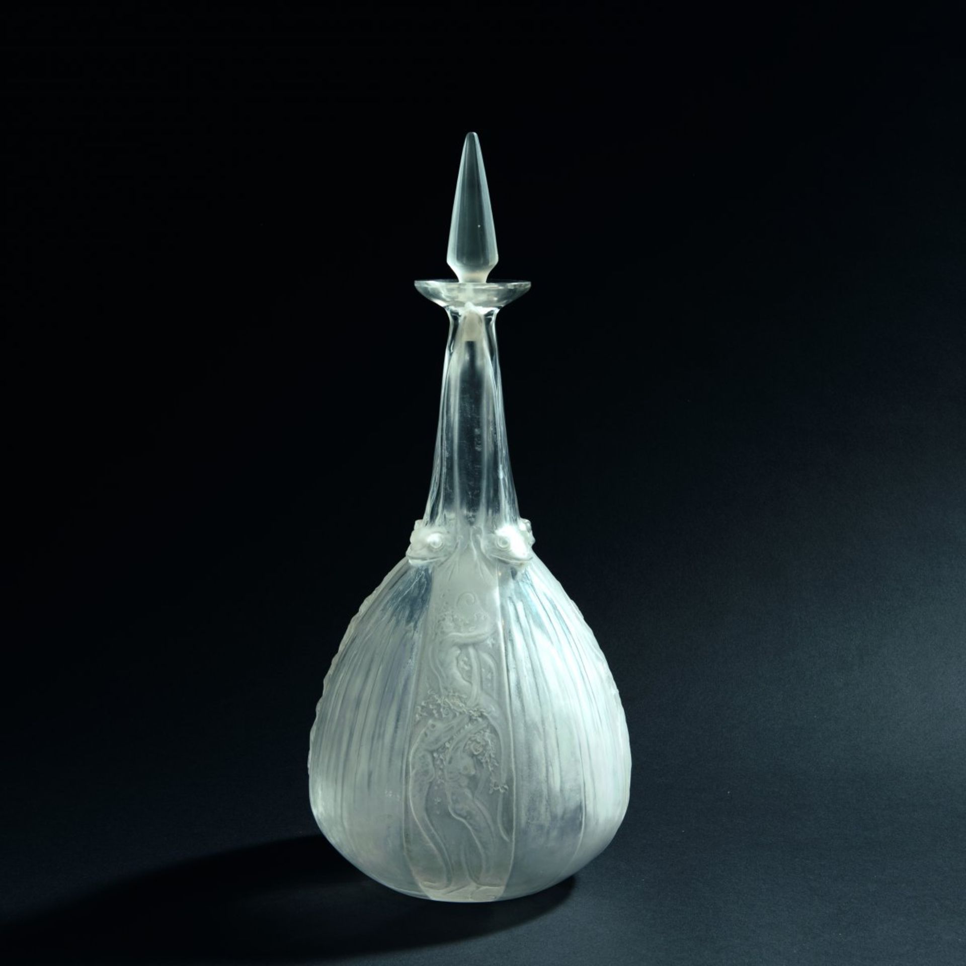 René Lalique, 'Sirènes et Grenouilles' Caraffe, 1911'Sirènes et Grenouilles' Caraffe, 1911H. 39