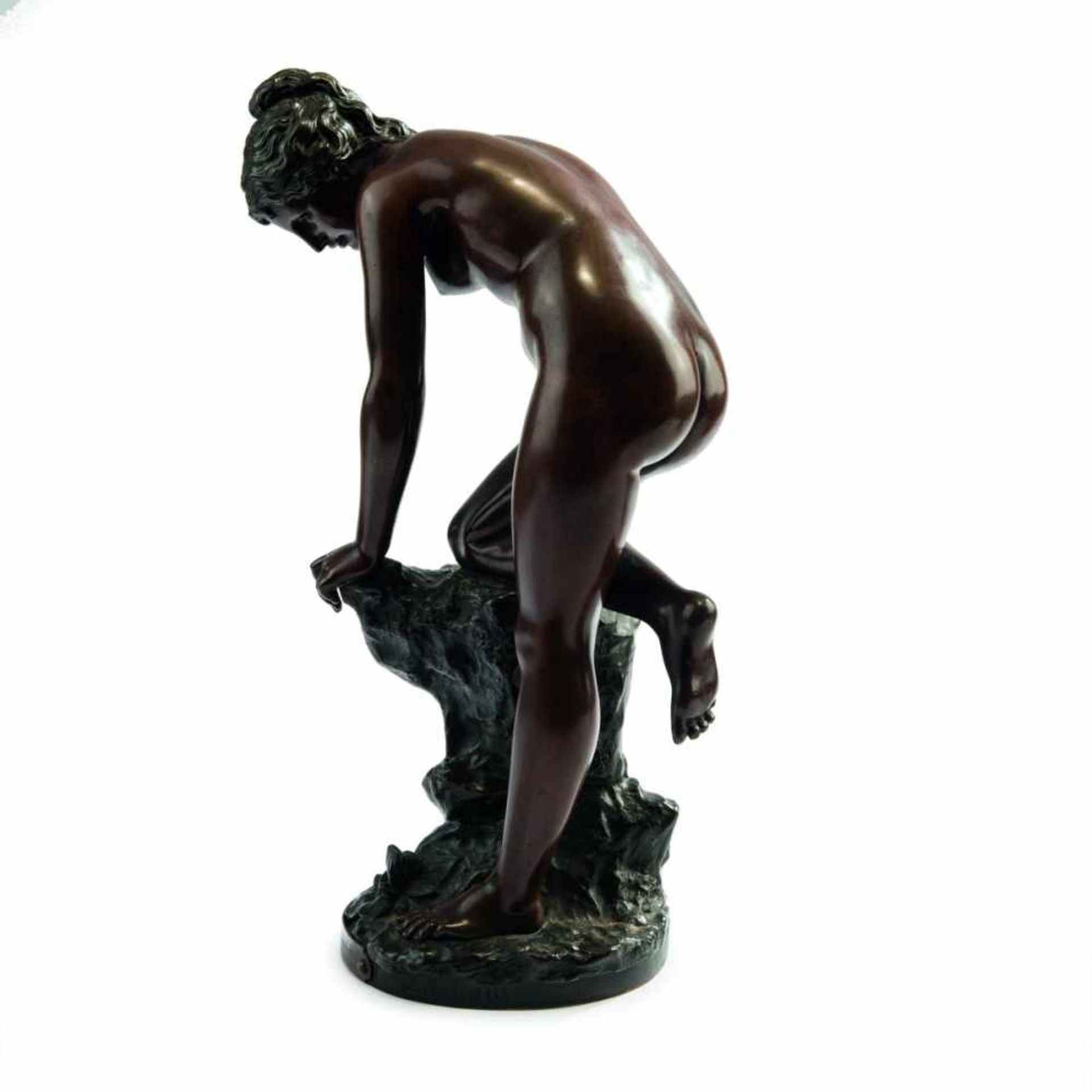 Antonio Giovanni Lanzirotti, 'La Source', c. 1900'La Source', c. 1900H. 36.5 cm. Bronze, patinated