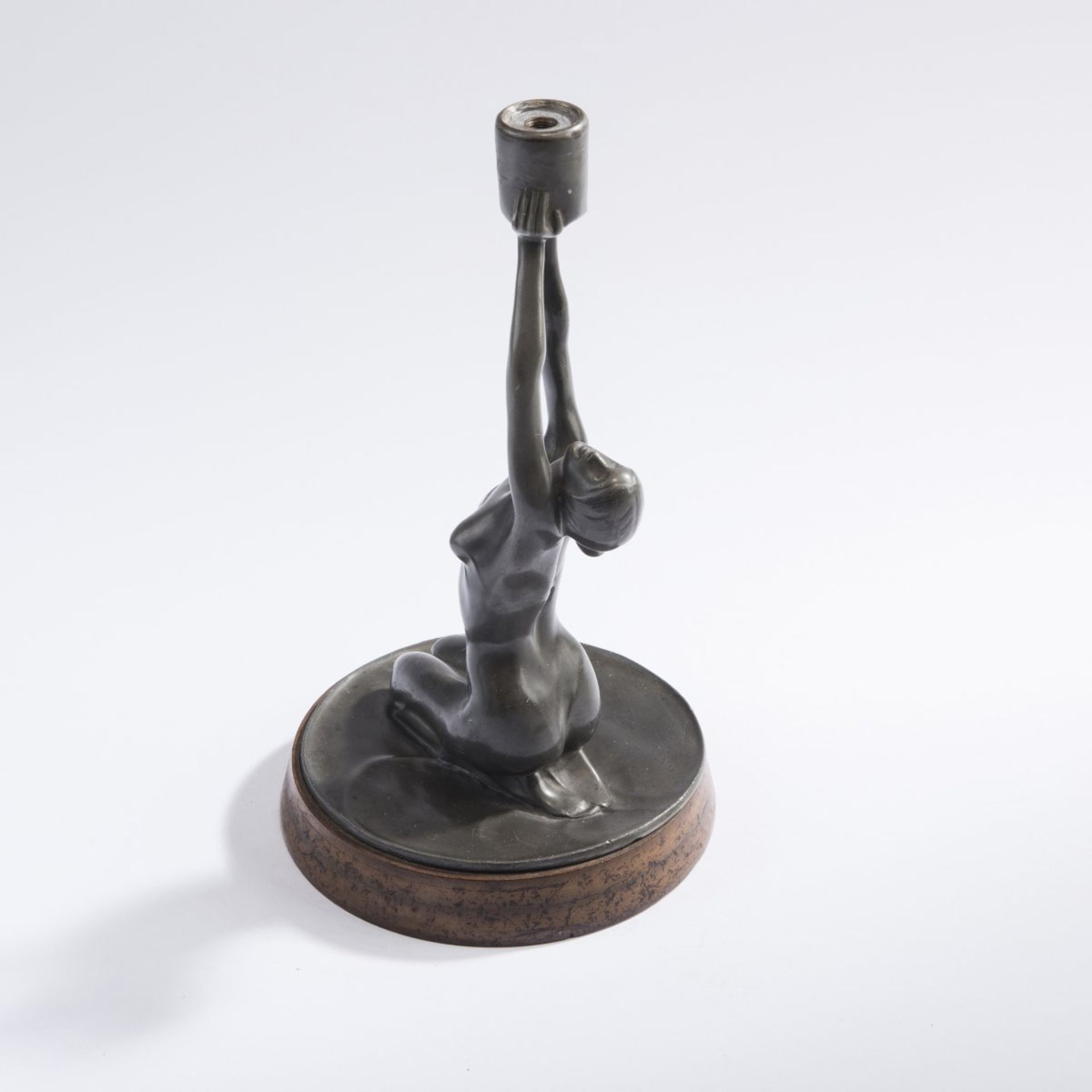 Franz Metzner, Candlestick, c. 1905Candlestick, c. 1905H. 27.5 cm (total). Cast metal, dark - Bild 6 aus 6