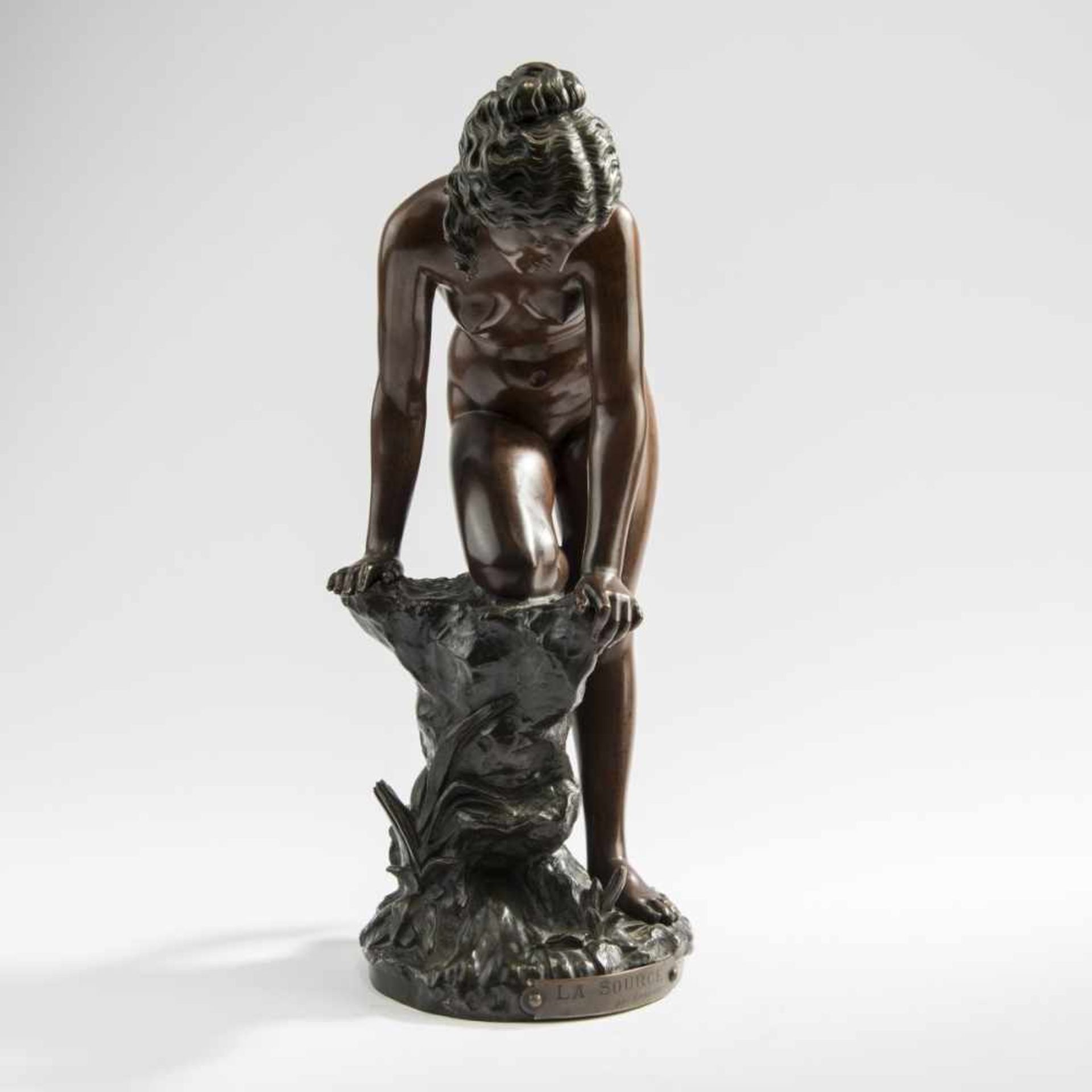 Antonio Giovanni Lanzirotti, 'La Source', c. 1900'La Source', c. 1900H. 36.5 cm. Bronze, patinated - Bild 5 aus 7