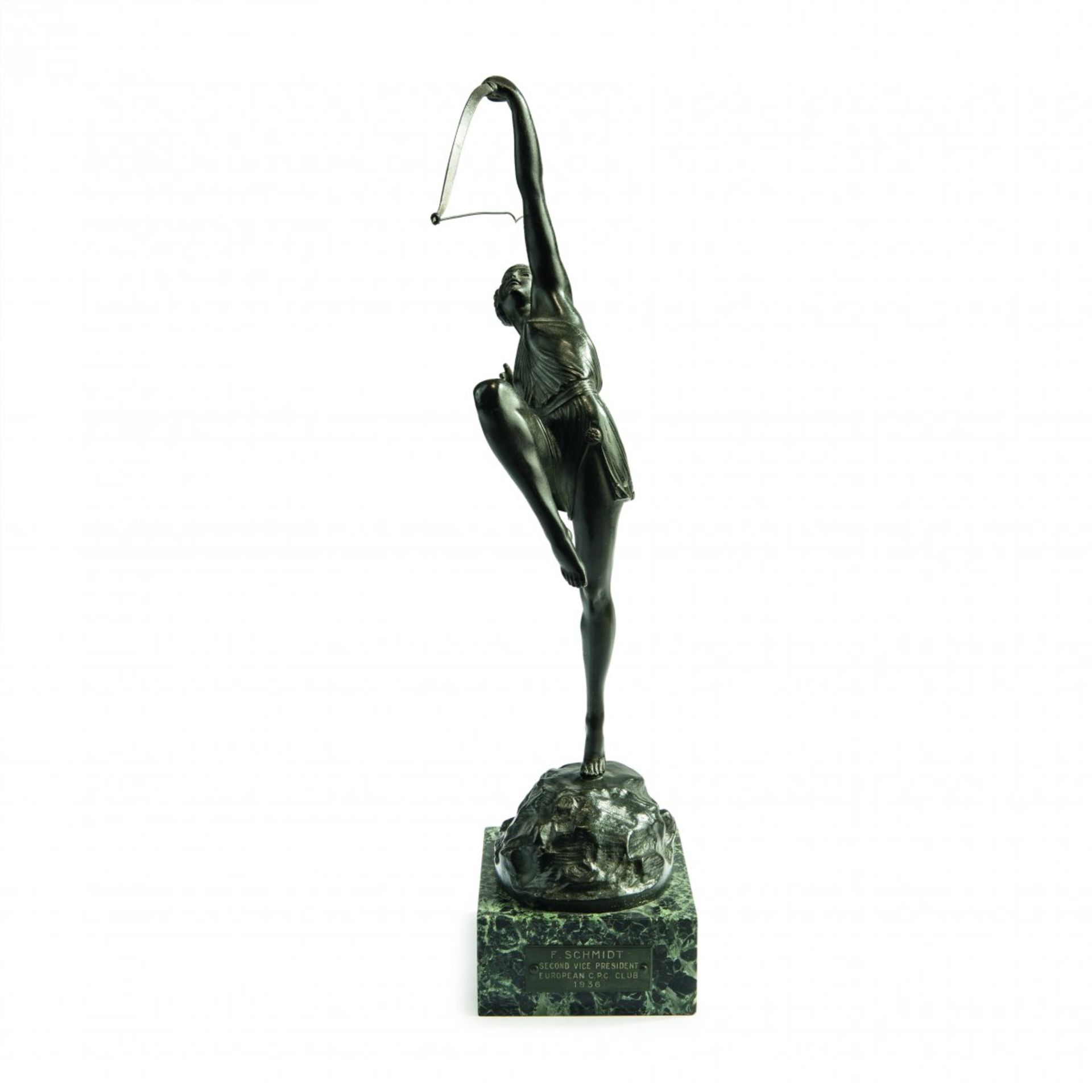 Pierre Le Faguays, 'Diane', c. 1925'Diane', c. 1925H. 37.2 cm (with base). Bronze, black patina.