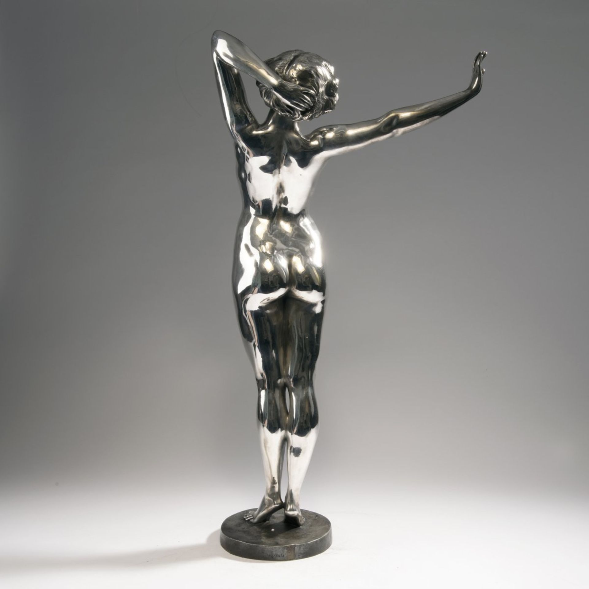 Paul Philippe, 'Awakening', c. 1930'Awakening', c. 1930H. 74.5 cm (incl. base). Bronze, silver- - Bild 4 aus 7