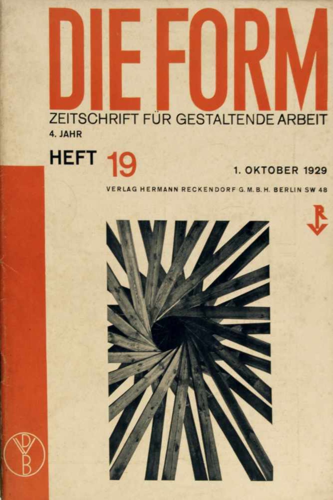 Deutscher Werkbund , Die Form 1929-31Die Form 1929-3125 magazines. Deutscher Werkbund (ed.), Die - Bild 9 aus 20