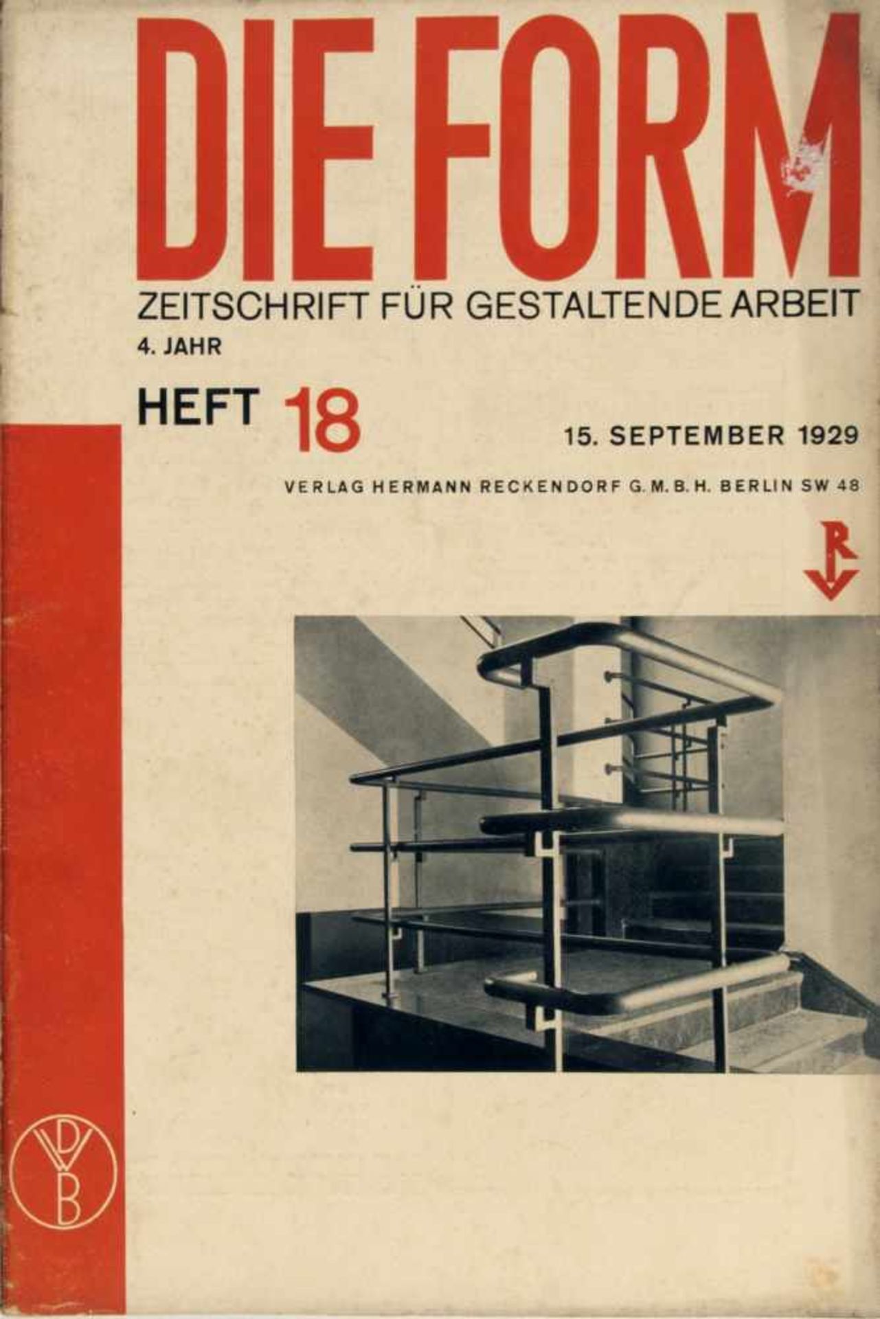Deutscher Werkbund , Die Form 1929-31Die Form 1929-3125 magazines. Deutscher Werkbund (ed.), Die - Bild 8 aus 20