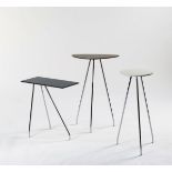 Shigeru Uchida, Three prototype tables, 2016Three prototype tables, 2016Table rond: H. 71 cm; d.
