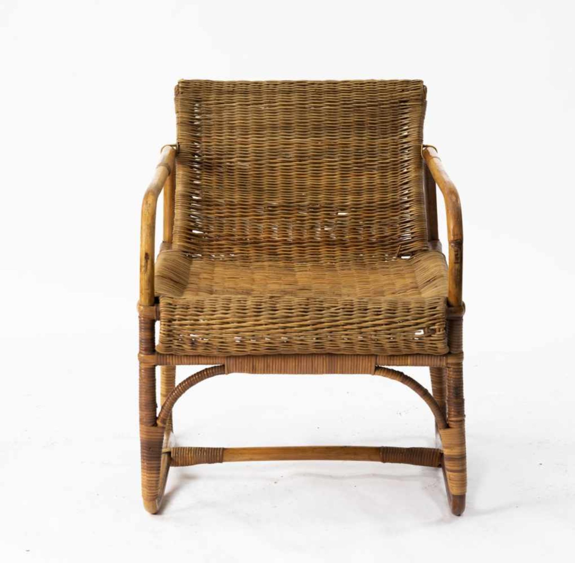 Erich Dieckmann, Armchair, c. 1923Armchair, c. 1923H. 70.5 x 52.5 x 70 cm. Made by Korbmacher-Verein - Bild 2 aus 6