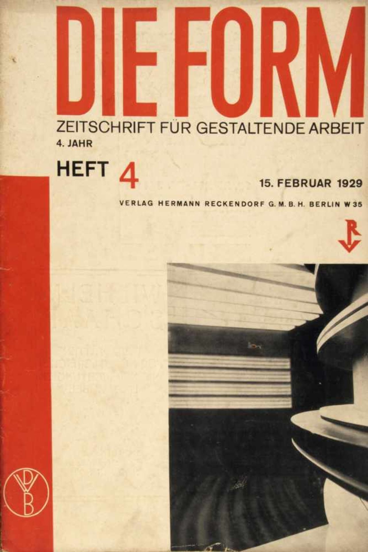 Deutscher Werkbund , Die Form 1929-31Die Form 1929-3125 magazines. Deutscher Werkbund (ed.), Die - Bild 12 aus 20