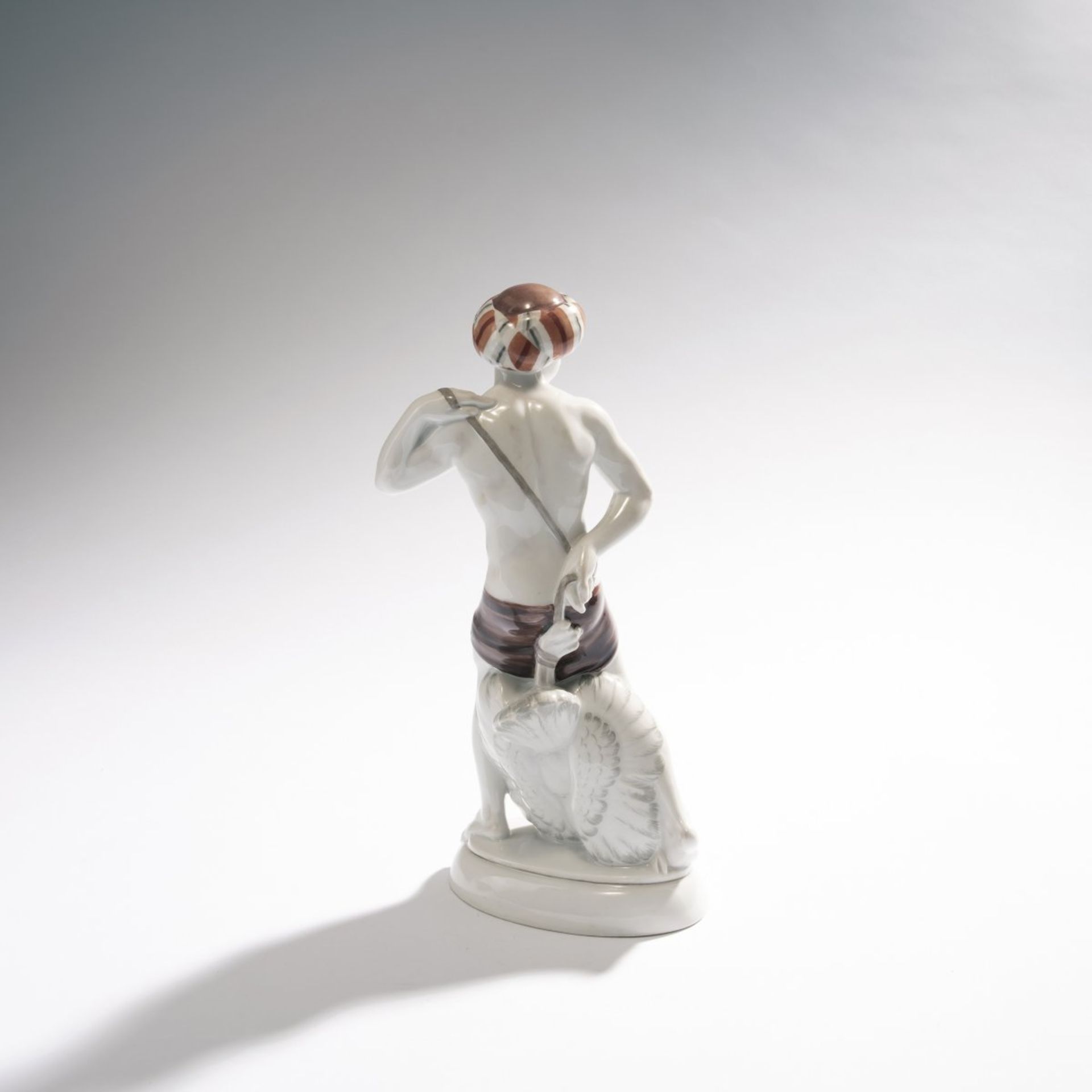 Adolph Amberg, 'Indian', 1910'Indian', 1910H. 26,7 cm. Made by StPM Berlin, in 1920. Porcelain, - Bild 2 aus 3