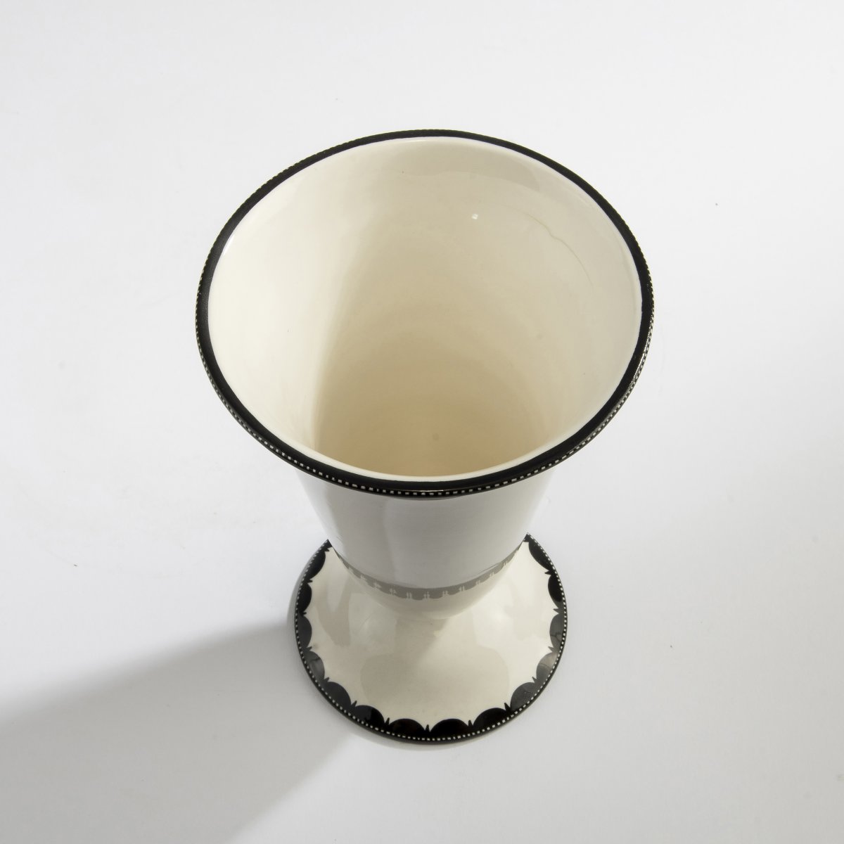 Dagobert Peche, Vase, c. 1912Vase, c. 1912High bell shape on arched round base. H. 17.8 cm. Made - Image 4 of 4