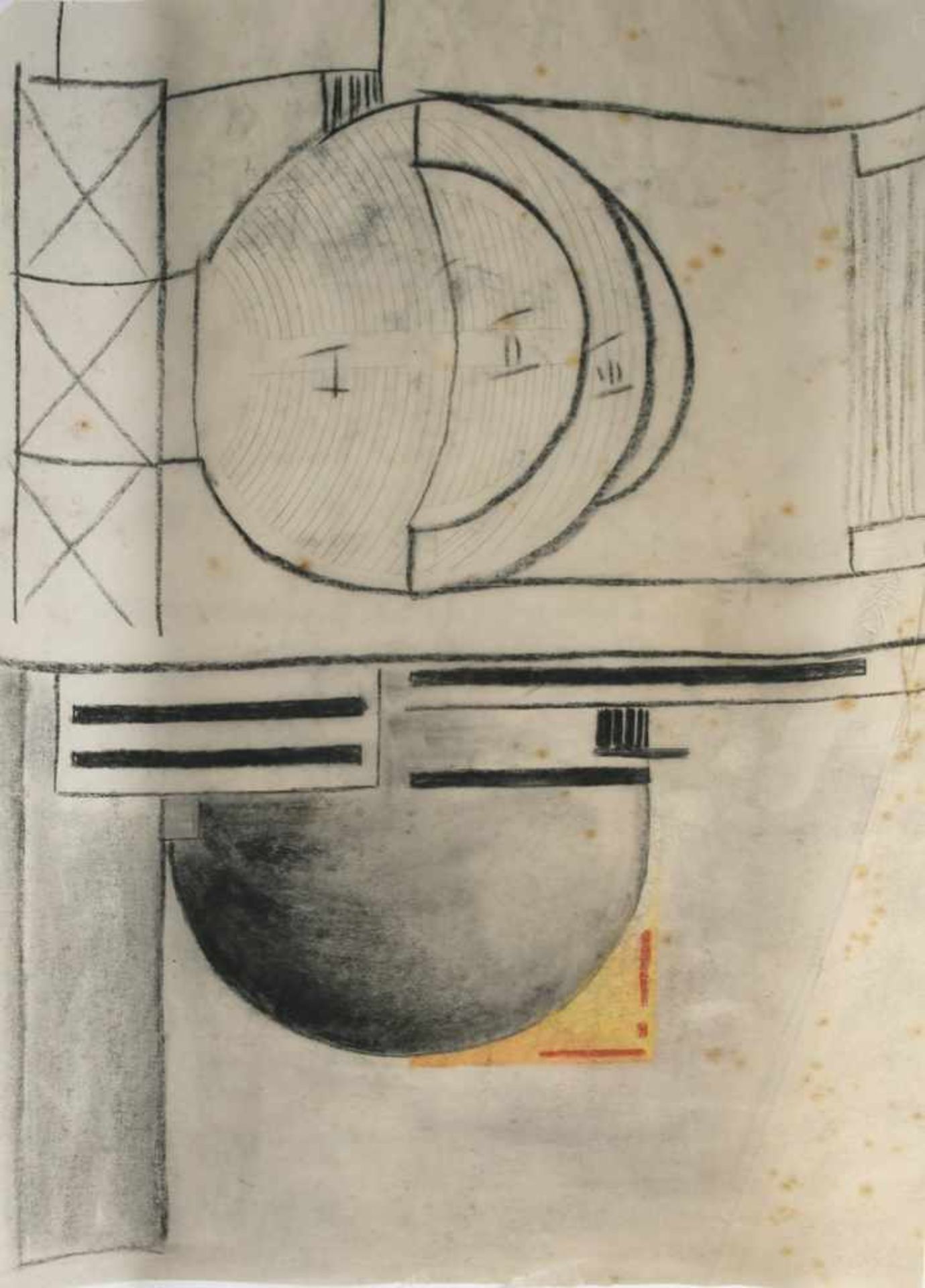 Emil Bruhn, 'Bühne der Zeit', 1929'Bühne der Zeit', 1929Eight architectural sketches in different - Bild 8 aus 8