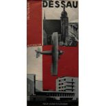 Herbert Bayer, 'Dessau' brochure, 1927'Dessau' brochure, 192721 x 10.5-52,3 cm. Letterpress. Marked: