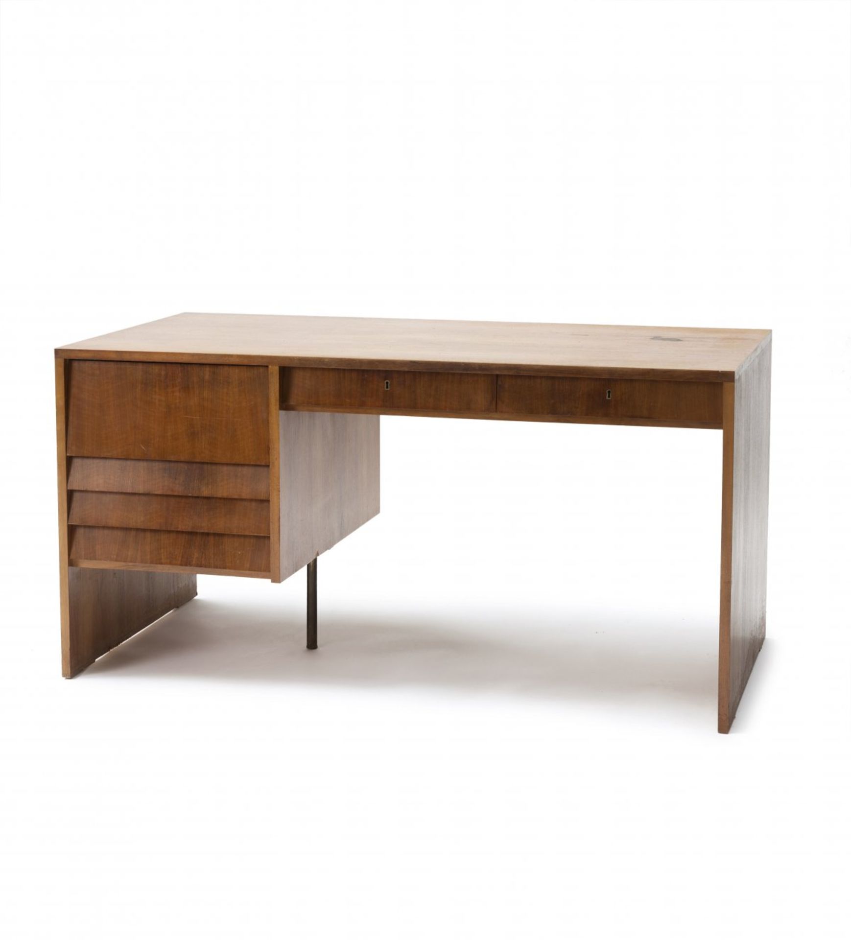 Otl Aicher, Desk, c. 1955Desk, c. 1955H. 75 x 149 x 74.5 cm. Wooden construction, plywood, - Bild 2 aus 4