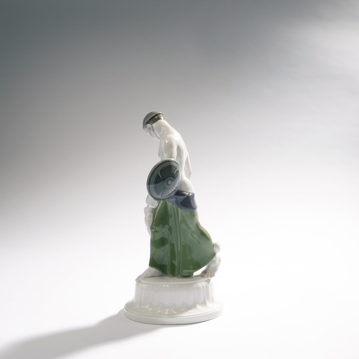 Adolph Amberg, 'Goth', 1910'Goth', 1910H. 31.2 cm. Made by KPM Berlin. Porcelain, white, glazed, - Image 2 of 3